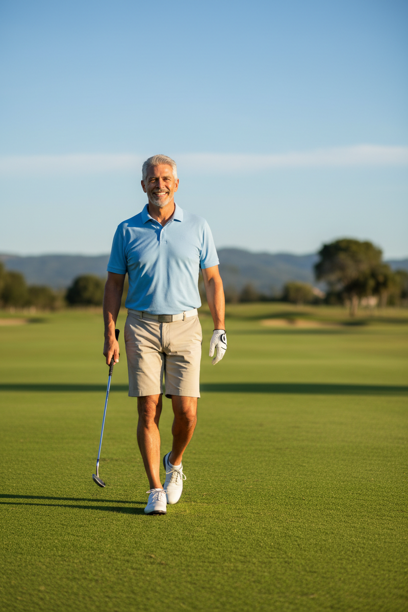 Golf – Man Mid-Round