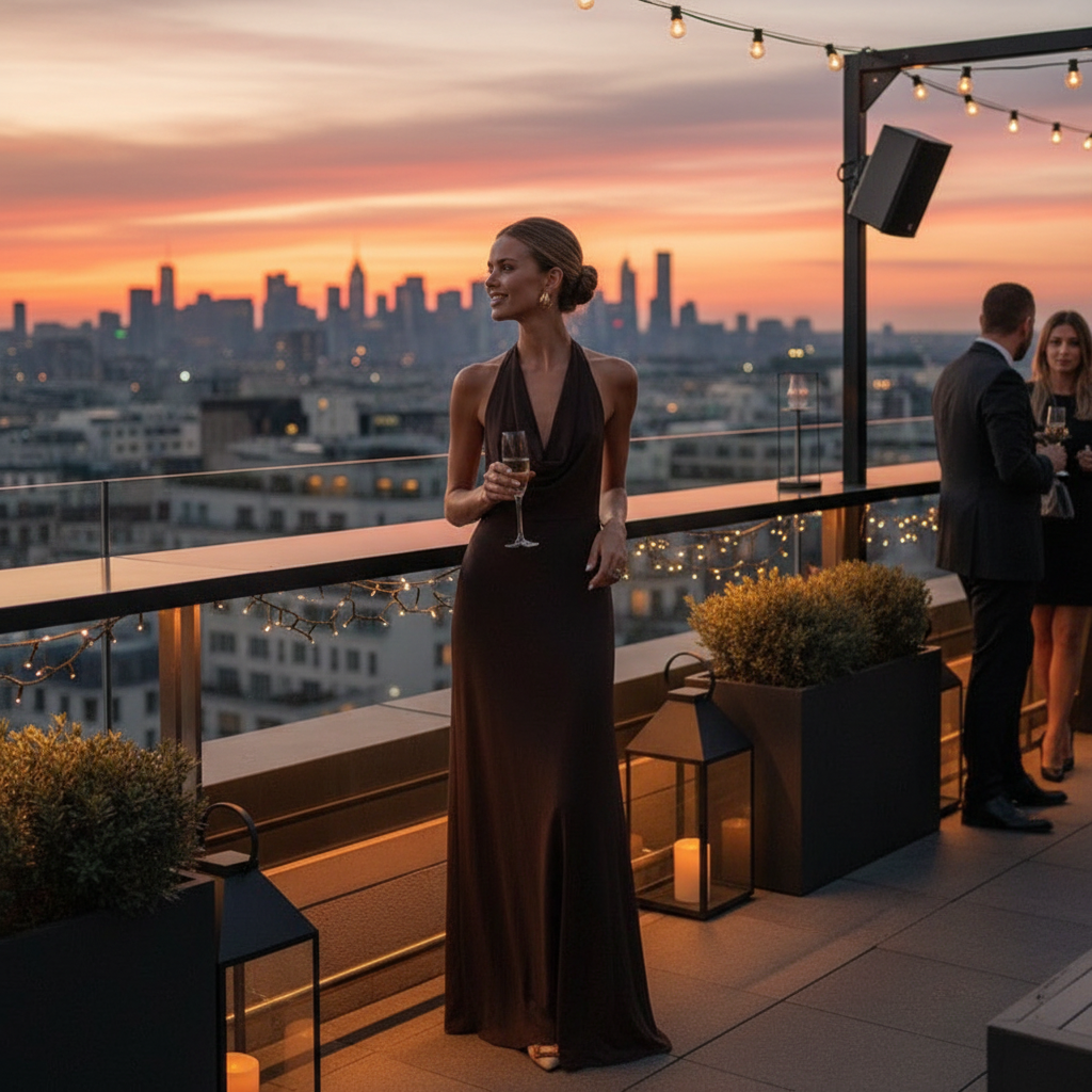 Paris Dress Evening Lifestyle