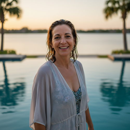 Swimmer – Woman 50s Middle Eastern
