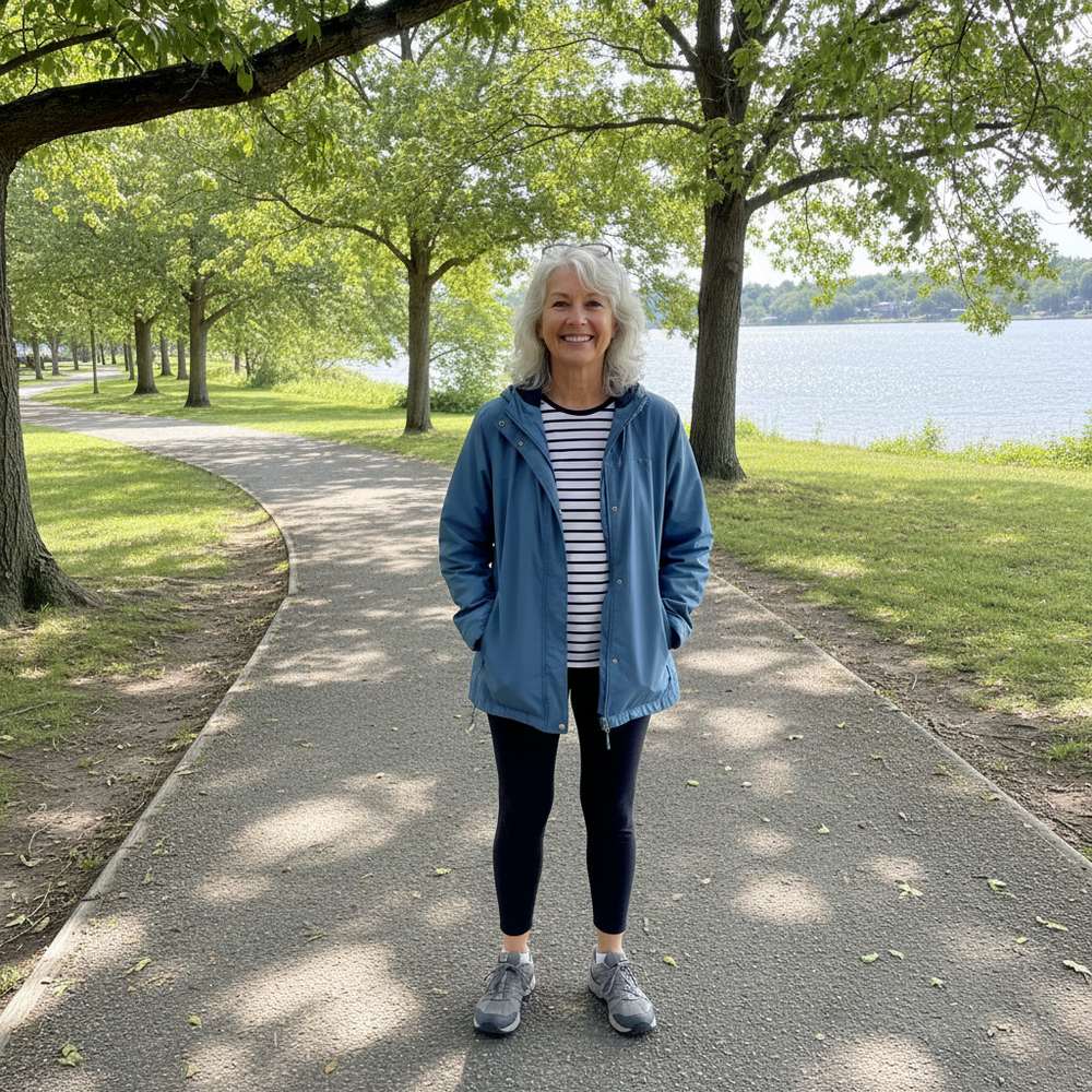 Walker – Woman 60s Silver Hair